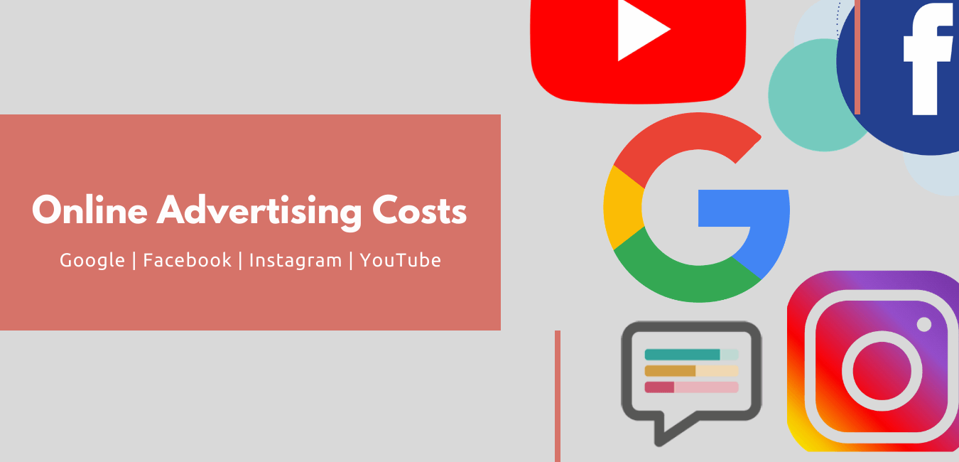 Online Advertising Costs - Google Facebook Instagram YouTube